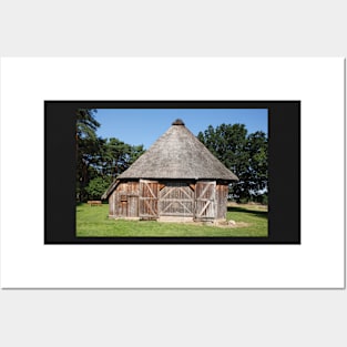 Sheepfold, nature reserve, Hoepen, Schneverdingen Posters and Art